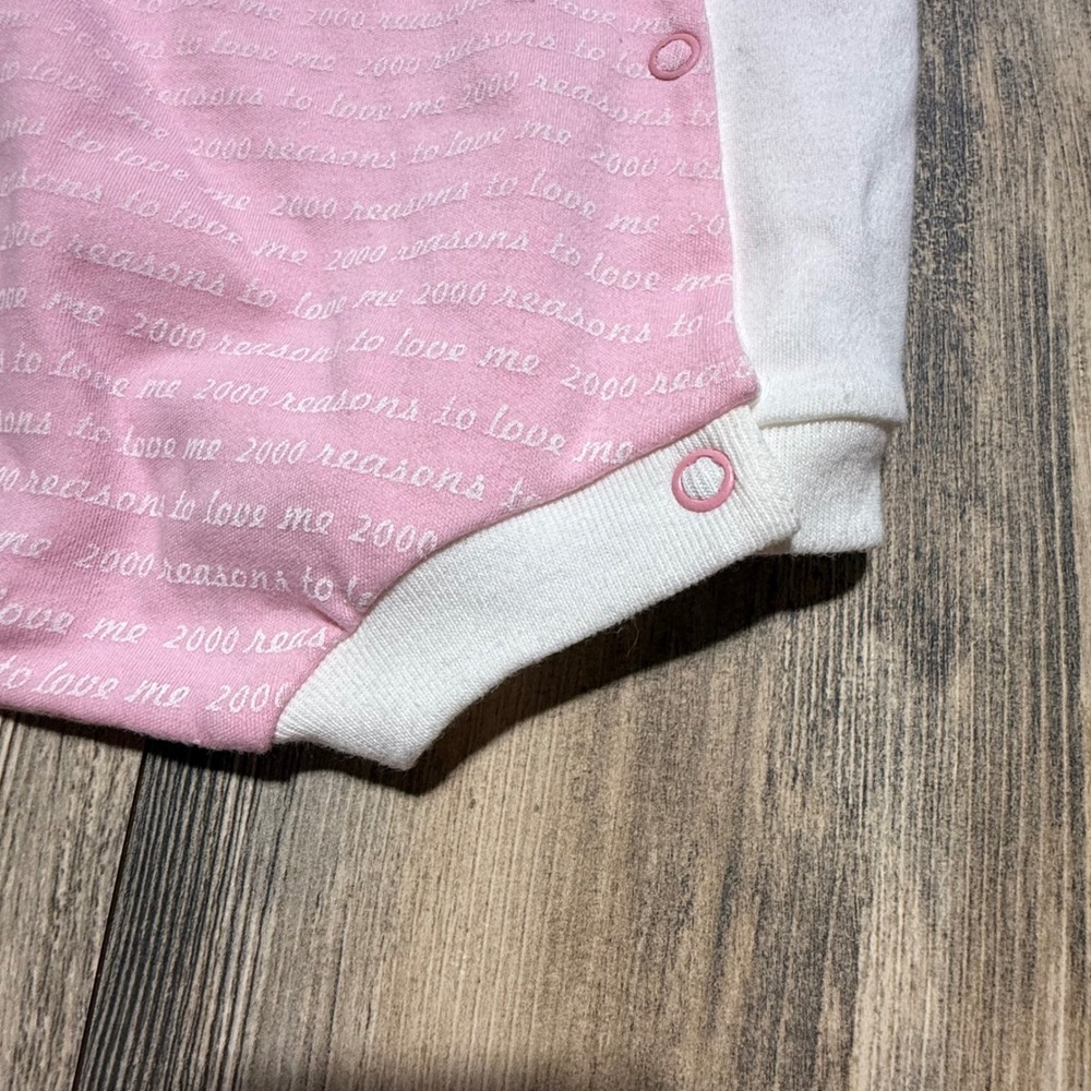 Vintage Alexis Romper Pink 2000 Reasons to Love Me Y2KKids Retro - Picture 6 of 9